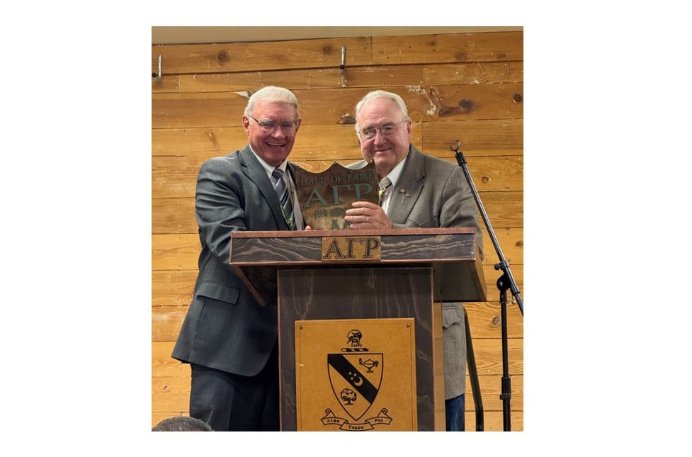Jim Peterson Inducted into Alpha Gamma Rho Hall of Fame During Centennial Celebration